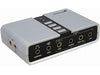StarTech.com 7.1 USB Sound Card - External Sound Card for Laptop with SPDIF Digital Audio - Sound Card for PC - Silver (ICUSBAUDIO7D) - sound card