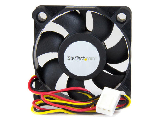StarTech.com 50x10mm Replacement Ball Bearing Computer Case Fan TX3/LP4 Connector - 3 pin case Fan - TX3 Fan - 50mm Fan (FAN5X1TX3) - system fan kit