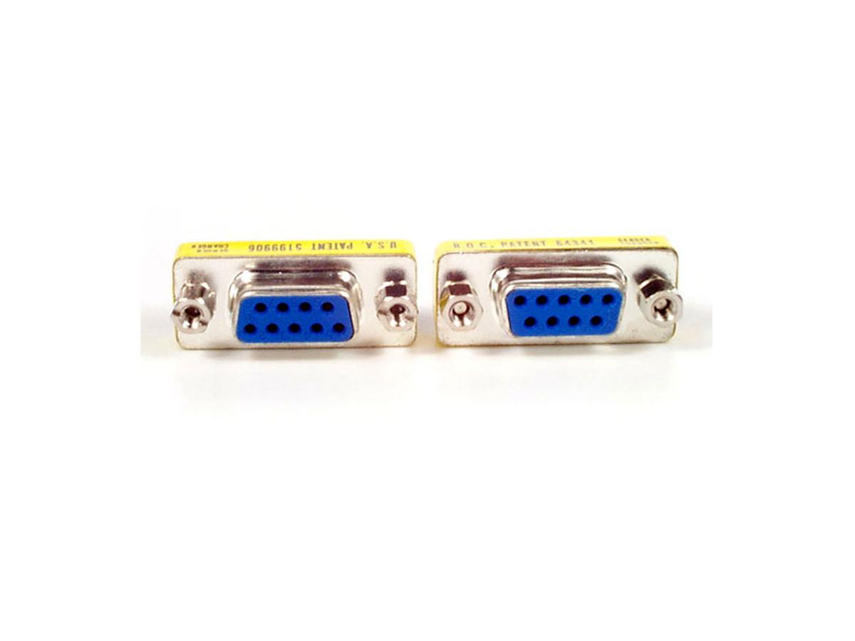 StarTech.com Slimline DB9 Serial Gender Changer - F/F - Serial gender changer - DB-9 (F) to DB-9 (F) - GC9SF - serial gender changer - DB-9 to DB-9