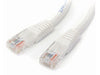 StarTech.com Cat5e Ethernet Cable - 10 ft - White - Patch Cable - Molded Cat5e Cable - Network Cable - Ethernet Cord - Cat 5e Cable - 10ft (M45PATCH10WH) - patch cable - 10 ft - white