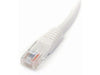 StarTech.com Cat5e Ethernet Cable - 25 ft - White - Patch Cable - Molded Cat5e Cable - Long Network Cable - Ethernet Cord - Cat 5e Cable - 25ft (M45PATCH25WH) - patch cable - 25 ft - white