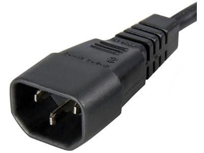 StarTech.com 6ft (1.8m) Power Extension Cord, C14 to C13, 10A 125V, 18AWG, Black Computer Power Cord Extension, IEC-320-C14 to IEC-320-C13 AC Power Cable - power extension cable - IEC 60320 C14 to power IEC 60320 C13 - 6 ft
