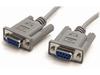 StarTech.com 10' RS232 Serial Null Modem Cable - Null modem cable - DB-9 (F) to DB-9 (F) - 10 ft - SCNM9FF - null modem cable - DB-9 to DB-9 - 10 ft