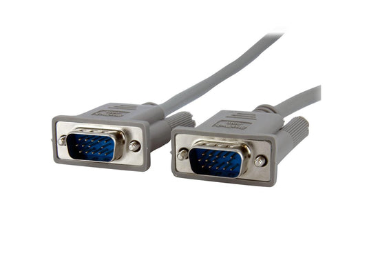 StarTech.com 6 ft. (1.8 m) VGA to VGA Cable - HD15 VGA Cable - 800x600 Resolution - Male/Male - VGA Monitor Cable (MXT101MM) - VGA cable - 6 ft