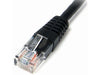 StarTech.com Cat5e Ethernet Cable - 10 ft - Black - Patch Cable - Molded Cat5e Cable - Network Cable - Ethernet Cord - Cat 5e Cable - 10ft (M45PATCH10BK) - patch cable - 10 ft - black