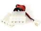 StarTech.com 12in Fan Adapter - TX3 to 2x LP4 Power Y Splitter Cable (CPUFANADAPT) - power splitter - 6 in