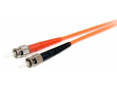 StarTech.com 1m Fiber Optic Cable - Multimode Duplex 62.5/125 - LSZH - LC/ST - OM1 - LC to ST Fiber Patch Cable (FIBLCST1) - patch cable - 1 m - orange