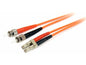 StarTech.com 1m Fiber Optic Cable - Multimode Duplex 62.5/125 - LSZH - LC/ST - OM1 - LC to ST Fiber Patch Cable (FIBLCST1) - patch cable - 1 m - orange