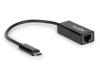 Premium USB-C to Gigabit Ethernet Network 10/100/1000 Adapter Compatible with Mac & PC Plug & Play (No Drivers Needed) - Black
