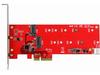 StarTech.com 2x M.2 SATA SSD Controller Card - PCIe - PCI Express M.2 SATA III Controller - NGFF Card Adapter (PEX2M2) - storage controller - M.2 Card / SATA 6Gb/s - PCIe 2.0 x2