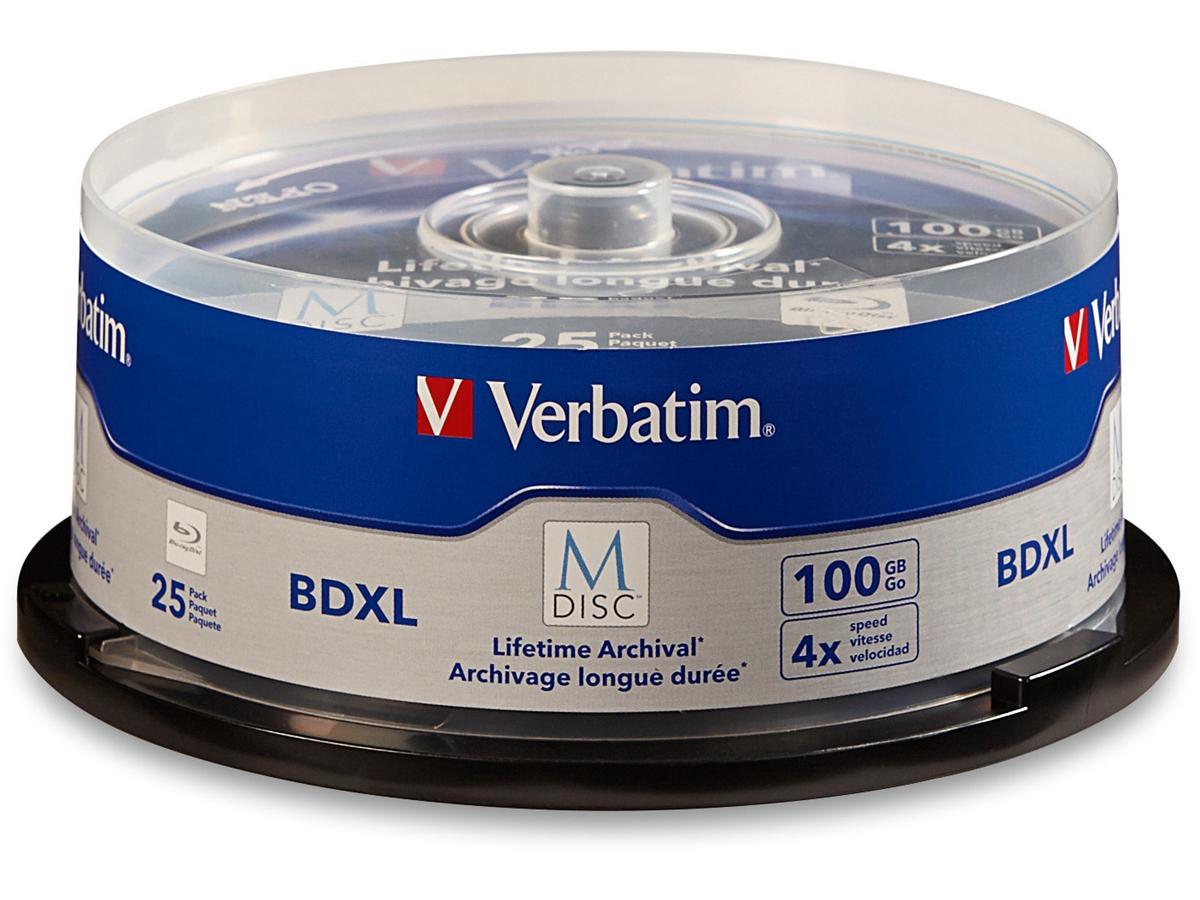 M-DISC BDXL 100GB 4X 25PK SPINDLE