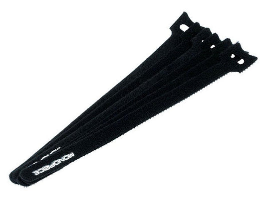 HOOK&LOOP CABLE TIES,9IN 50PACK BLACK