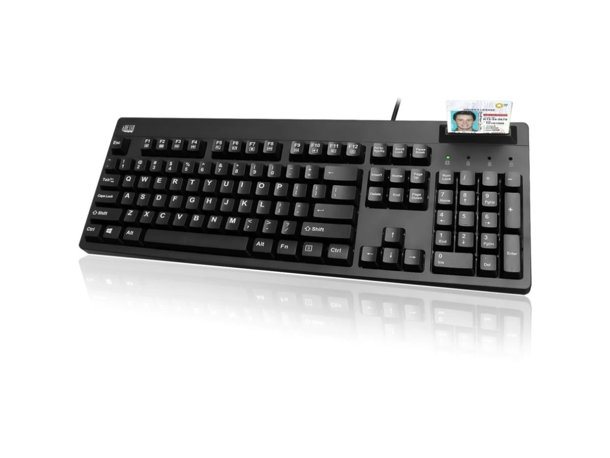 TAA Compliant SmartCard Reader Keyboard