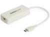 USB C Network Adapter - GbE w/USB A Port