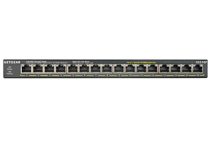 16 PORT GIG POE UNMGD