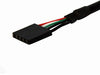 StarTech.com 1 ft Panel Mount USB Cable - USB A to Motherboard Header Cable Adapter F/F - USB 2.0 internal Cable (USBPNLAFHD1) - USB internal to external cable - USB to 5 pin USB 2.0 header - 1 ft