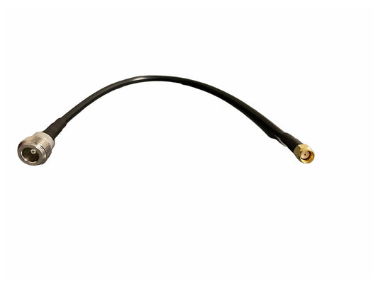 Reverse polarity 1 ft jumper cable