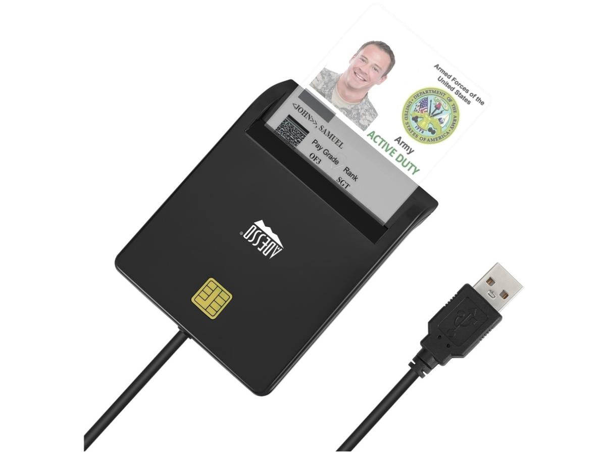 Adesso TAA CAC USB Smart Car Reader