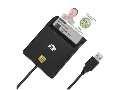Adesso TAA CAC USB Smart Car Reader