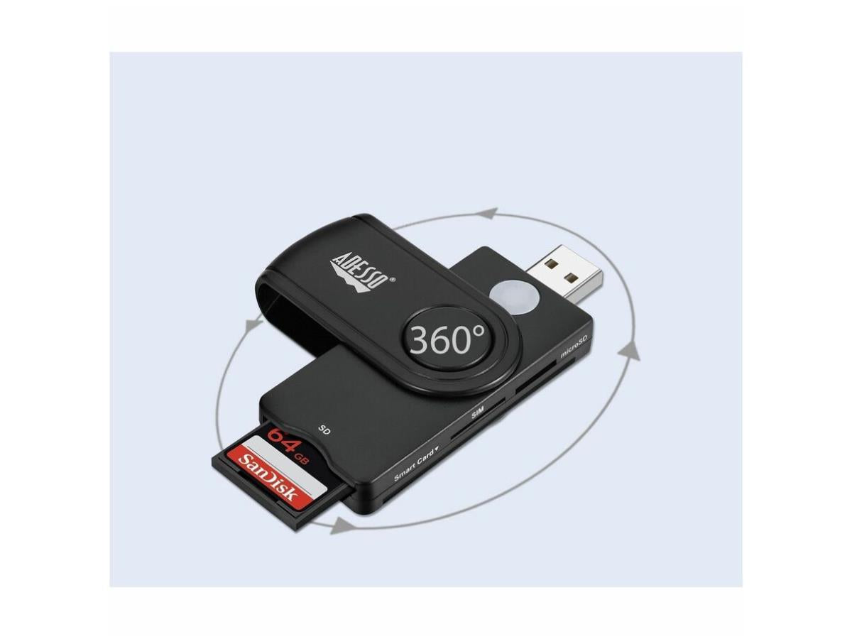 TAA USB Smart Card Reader With SD slot