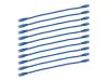 CAT6 Ethernet cable Blue 10 Pack 1ft ETL