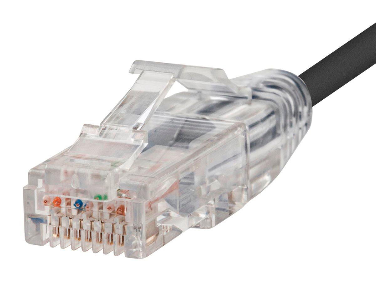 SLIMRUN CAT6 UTP CABLE-10FT BLACK