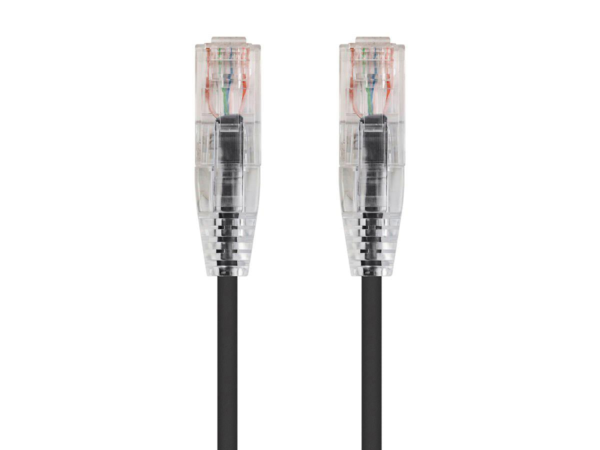 SLIMRUN CAT6 UTP CABLE-10FT BLACK