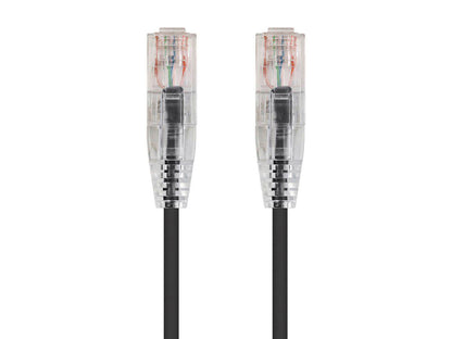 SLIMRUN CAT6 UTP CABLE-10FT BLACK