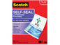 Scotch - 25-pack - self-seal laminating pouches - Letter - lamination pouches