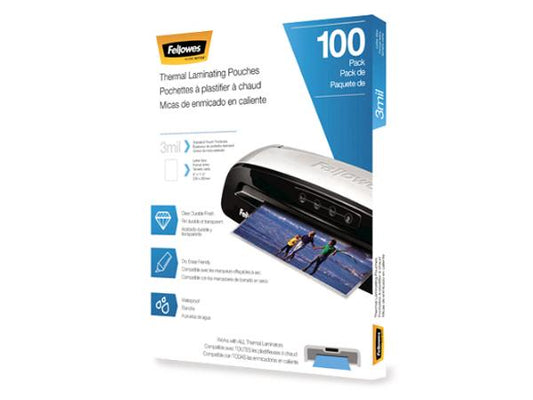Laminating Pouches-Letter,3 mil,100 pack