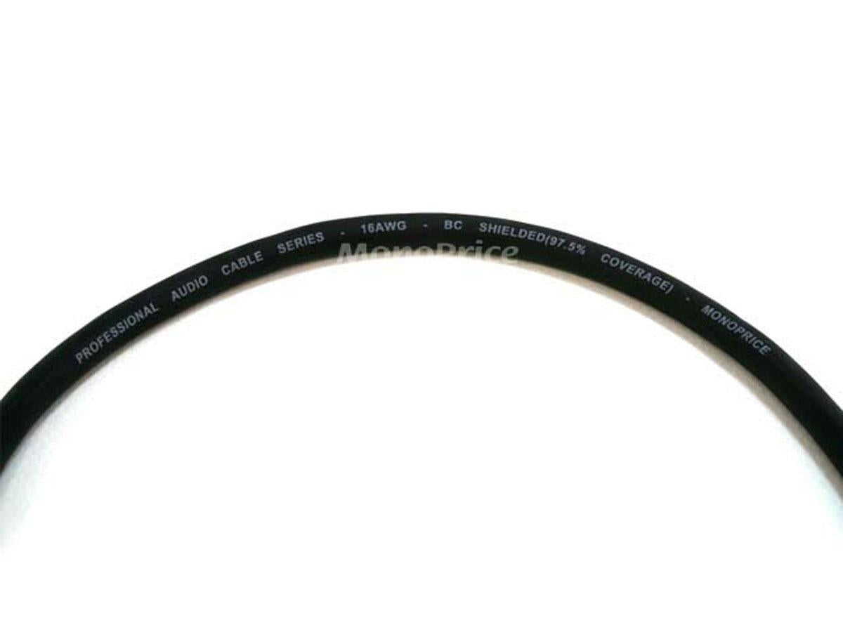 XLR M TO 1/4INCH TRS M 16AWG CABLE15FT
