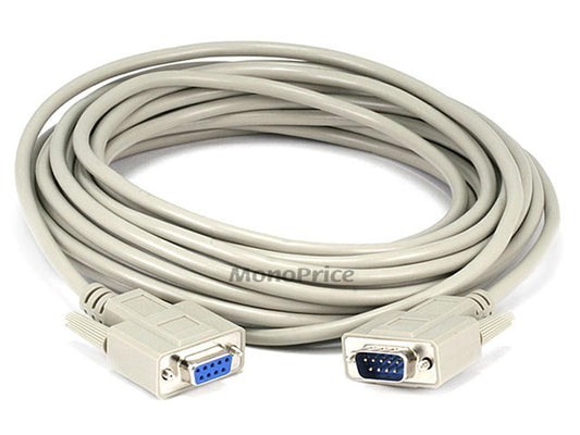 DB 9 M/F MOLDED CABLE 25FT