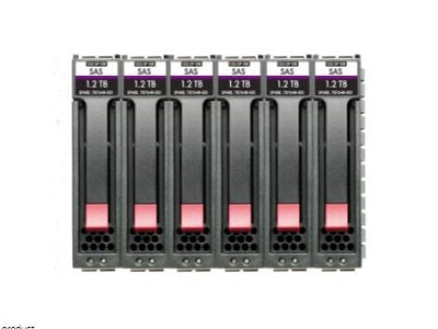 HPE MSA 14.4T SAS 10K SFF M2 6pk HDD Bdl
