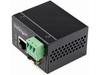 StarTech.com Industrial Fiber to Ethernet Media Converter, 100Mbps SFP to RJ45/Cat6, Singlemode/Multimode Optical Fiber to Copper Network, 12-56V DC, IP-30/ -40 to +75C, Fiber to Ethernet - SFP to RJ45 Converter (IMC100MSFP) - fiber media converter