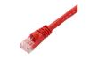 15ft Red CAT 6A PVC Ethernet Cable Snagless Bubble Boot RJ-45 M/M