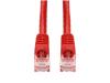 15ft Red CAT 6A PVC Ethernet Cable Snagless Bubble Boot RJ-45 M/M