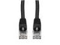 50ft Black CAT 6 PVC Ethernet Cable Snagless Bubble Boot RJ-45 M/M