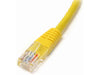 StarTech.com Cat5e Ethernet Cable - 2 ft - Yellow - Patch Cable - Molded Cat5e Cable - Short Network Cable - Ethernet Cord - Cat 5e Cable - 2ft (M45PATCH2YL) - patch cable - 2 ft - yellow