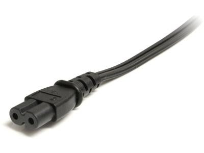 StarTech.com 6ft (2m) Laptop Power Cord, NEMA 1-15P to C7, 10A 125V, 18AWG, Notebook/Laptop Replacement Cord, Printer Power Cable, Laptop Charger Cord, NEMA 1-15P to IEC 60320 C7 - Power Brick Cord - power cable - 6 ft