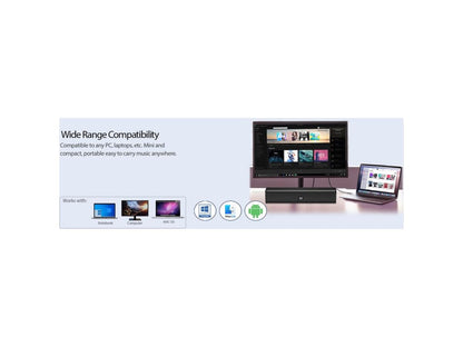 USB 5W x2 Powered Stereo Sound Bar