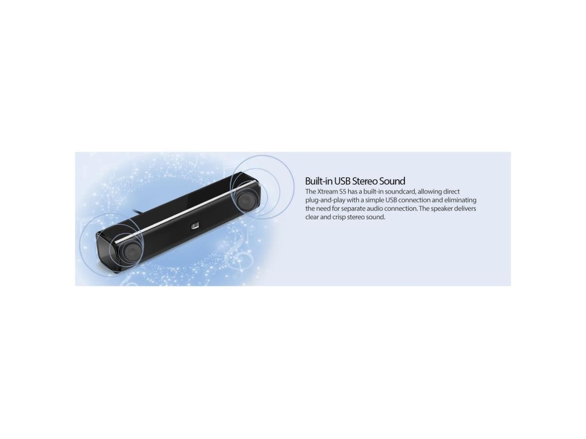 USB 5W x2 Powered Stereo Sound Bar