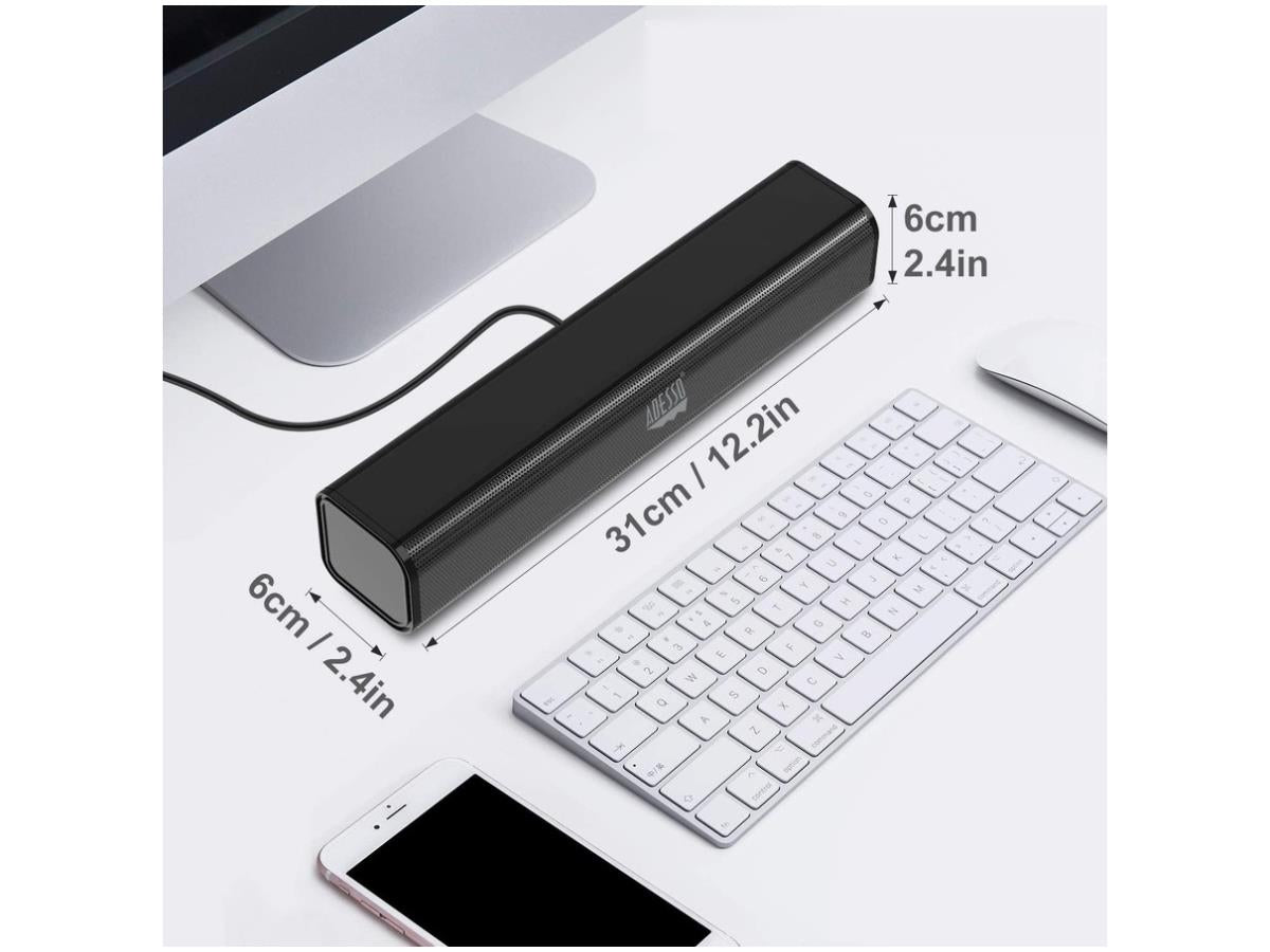 USB 5W x2 Powered Stereo Sound Bar