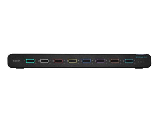 8 PT 1 HD DP/HDMI UNVL SKVM W/CAC PP4.0