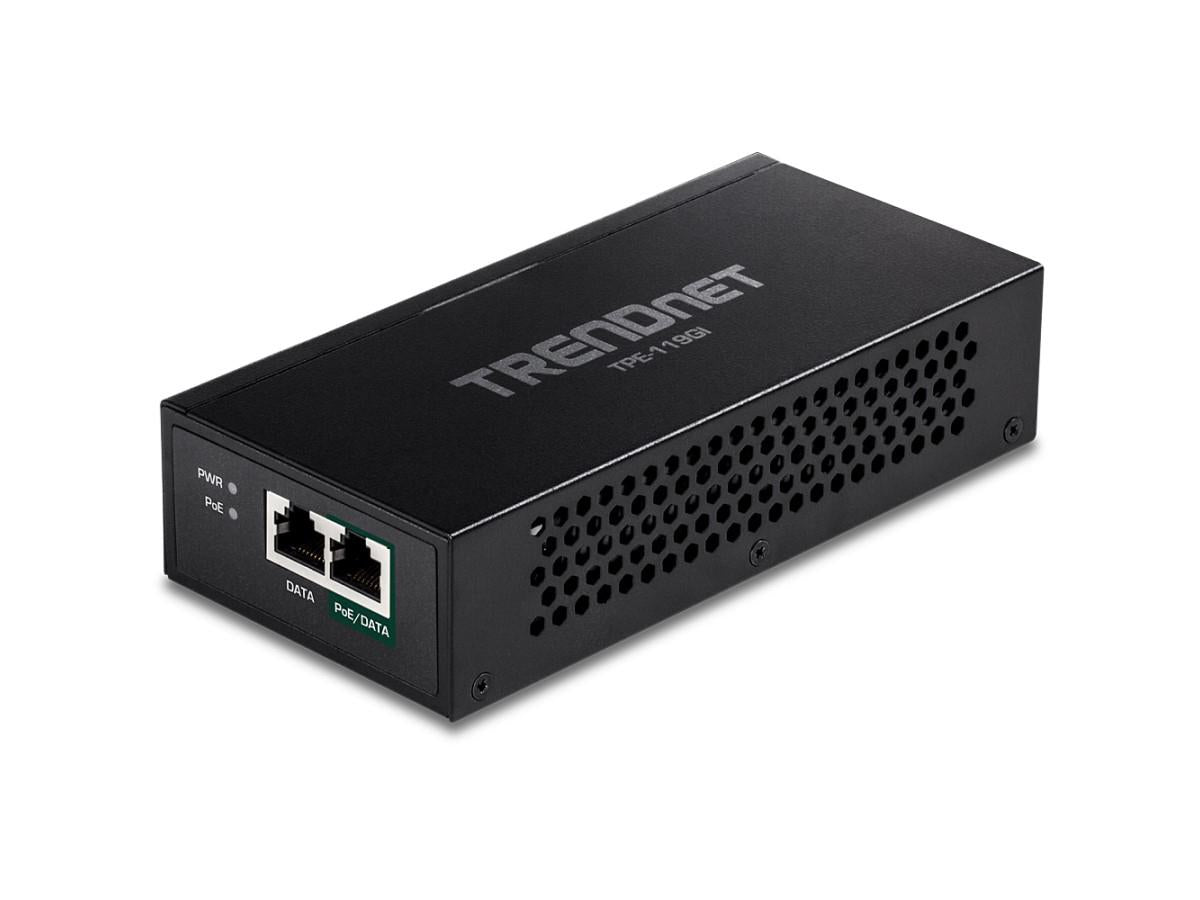 TRENDnet TPE-119GI - PoE injector - 90 Watt - TAA Compliant