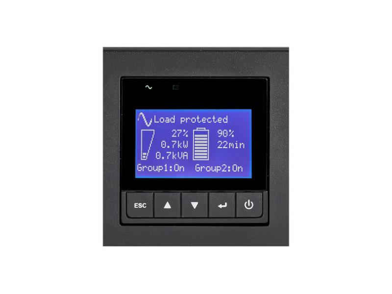 Eaton 9PX 2000VA 1800W 120V Online Double-Conversion UPS - 5-20P, 6x 5-20R, 1 L5-20R, Lithium-ion Battery, Cybersecure Network Card, 2U Rack/Tower