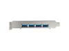 StarTech.com 4-Port USB PCIe Card - 10Gbps USB 3.1/3.2 Gen 2 Type-A PCI Express Expansion Card - 2 Controllers - 4xUSB - Windows/Mac/Linux - USB adapter - PCIe 3.0 x4 - USB 3.1 Gen 2 x 4