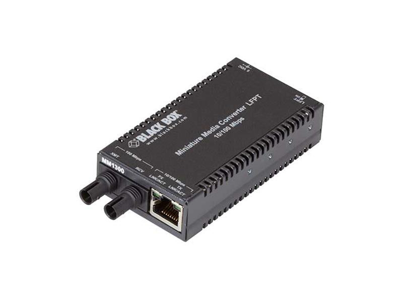 Black Box MultiPower - fiber media converter - 10Mb LAN, 100Mb LAN