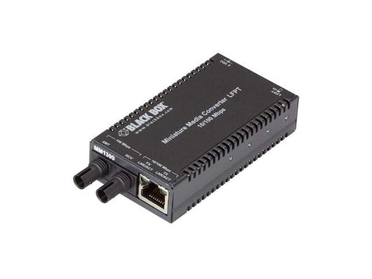 Black Box MultiPower - fiber media converter - 10Mb LAN, 100Mb LAN