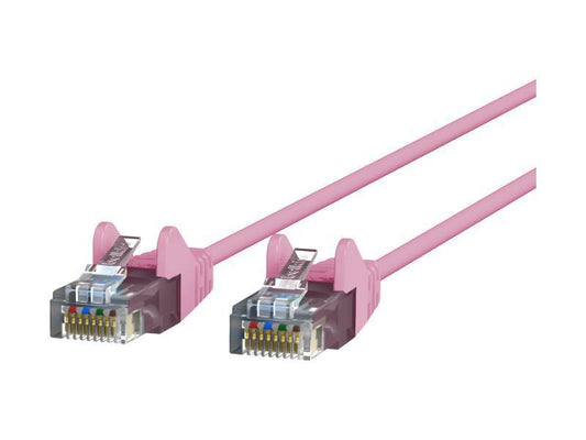 BELKIN CAT6 SLIM 28AWG CABLE - PINK -3FT
