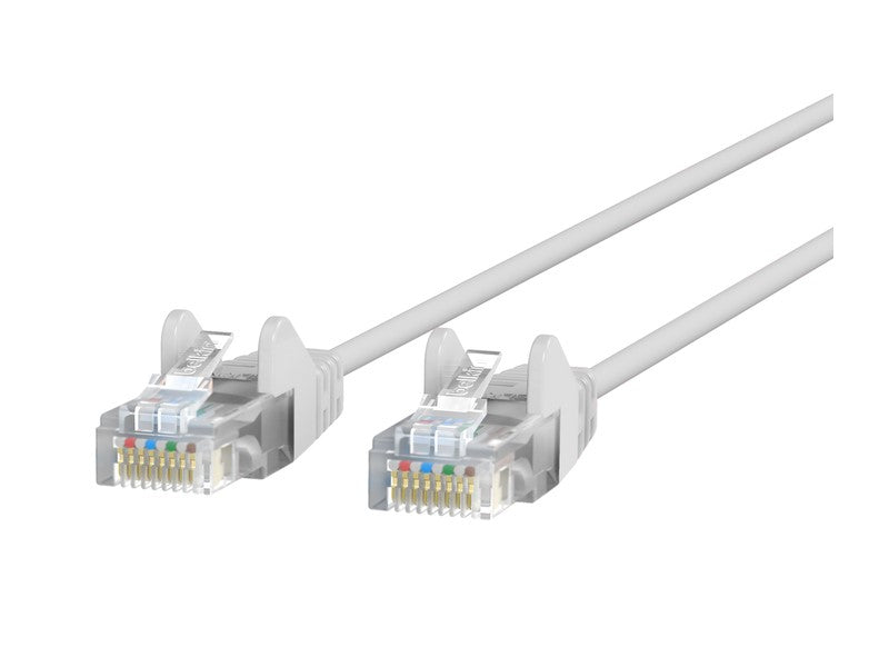 BELKIN CAT6 SLIM 28AWGCABLE -WHITE -25FT